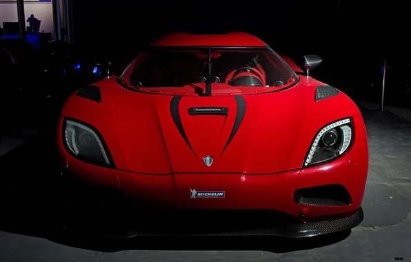 Красный, Koenigsegg, суперкар, роскошь, Agera R