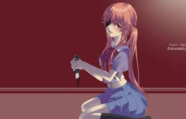 Школьная форма, деаушка, Дневник будущего, Юна, future diary