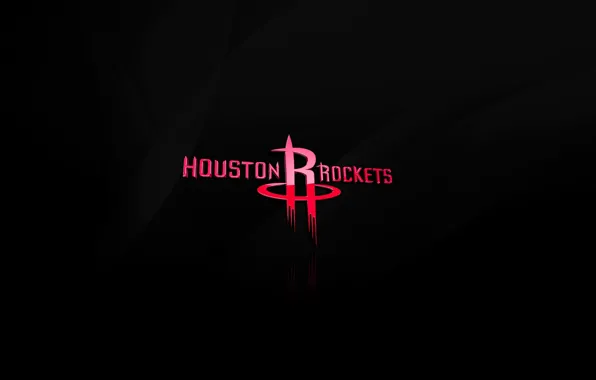 Черный, Баскетбол, Фон, Логотип, Ракеты, NBA, Houston Rockets, Хьюстон