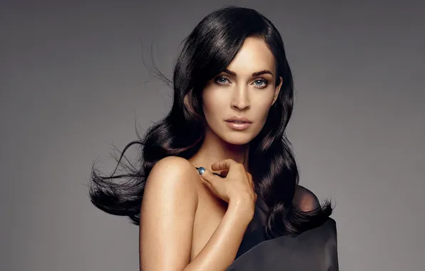 Картинка взгляд, девушка, лицо, Megan Fox, портрет, брюнетка, красотка