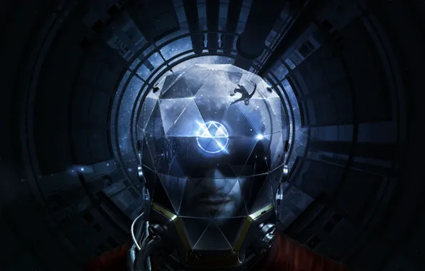 Картинка game, man, face, Prey