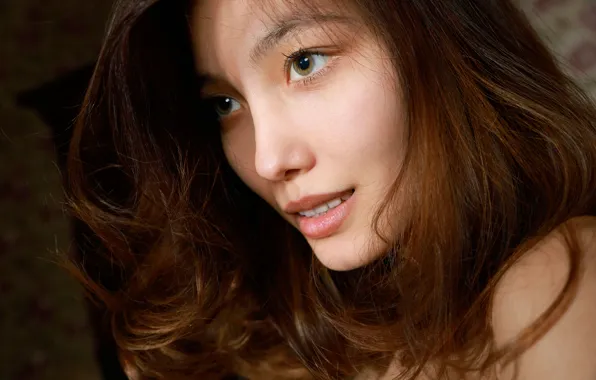 Woman, eyes, beautiful, pleasure, desire, japanese, Anna Aki