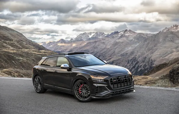 Горы, Audi, TDI, кроссовер, ABT, 2019, SQ8