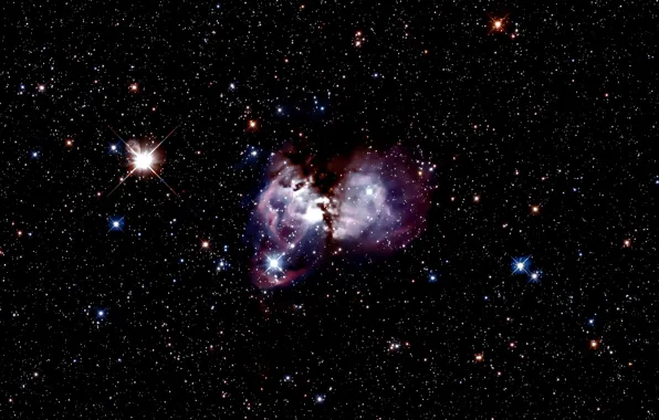 Stars, Nebula, LMC, Gas clouds, Stellar nursery, Constellation of Dorado, Massive stars, 160 000 light-years