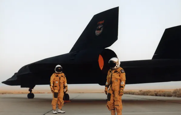 Картинка пилоты, скафандры, Lockheed SR-71, полного, давления