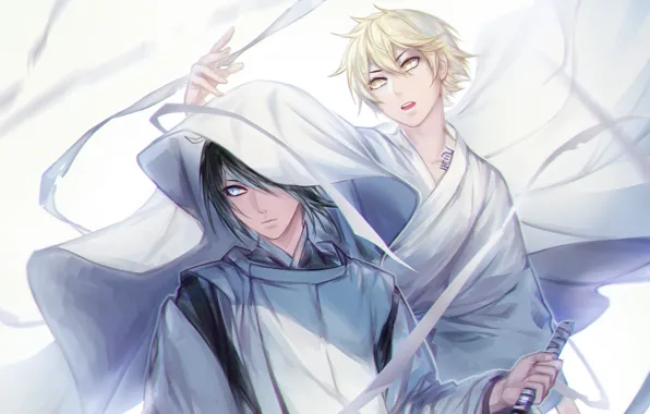 Аниме, арт, Бездомный Бог, Noragami, Ято, Юкине