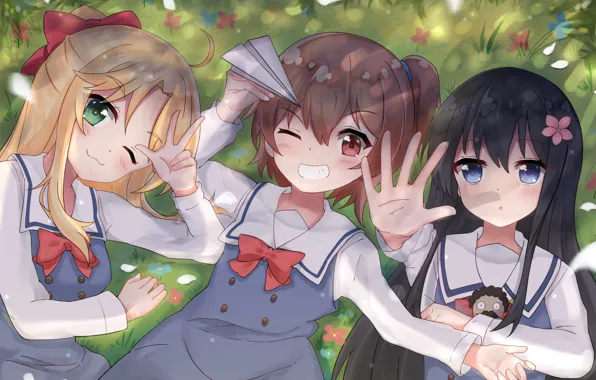 Девочки, подружки, Wataten! An Angel Flew Down to Me