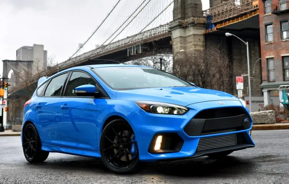 Ford, blue, focus, 2015