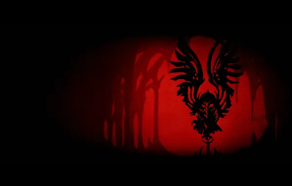 Минимализм, Red, Арт, Art, Black, Minimalism, Легенды Ночных Стражей