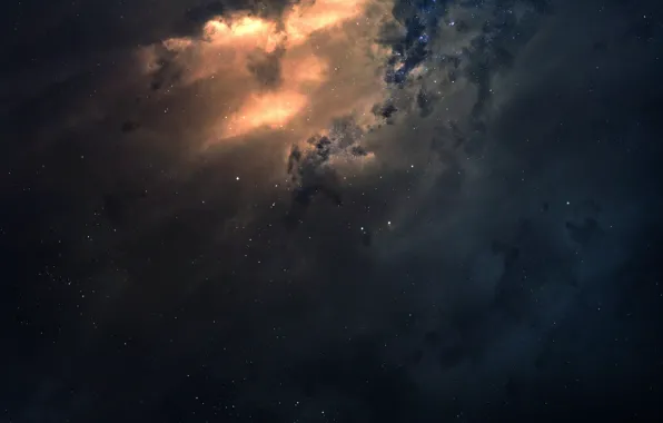 Звезды, Космос, Туманность, Звезда, Heaven, Star, Арт, Stars