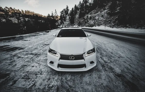 Lexus, Winter, Snow, White, Face, F-Sport