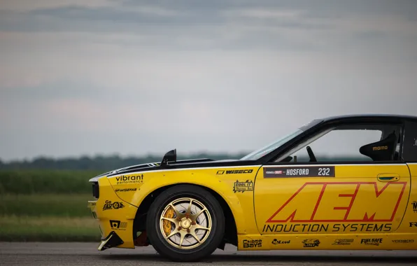 Диск, Асфальт, Nissan, 240SX, 1996, Тормозной диск, Rocket Bunny kit, Nissan 240SX
