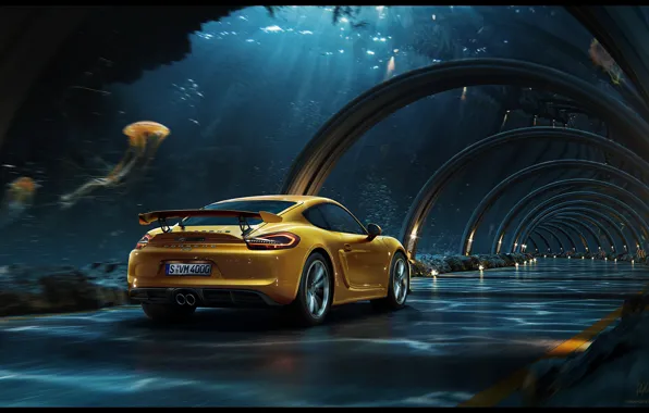 Porsche, тоннель, making of, Underwater road, Dmitriy Glazyrin