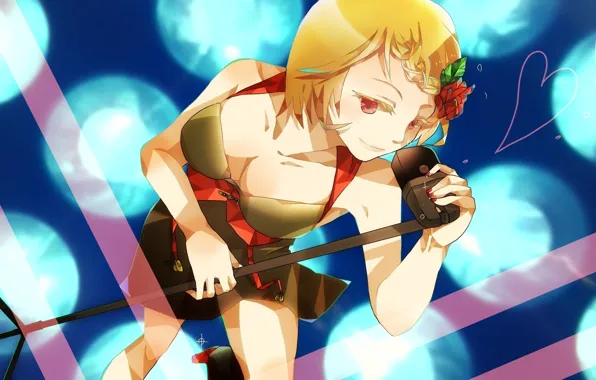 Взгляд, девушка, Vocaloid, Вокалоид, Кагомине Рин
