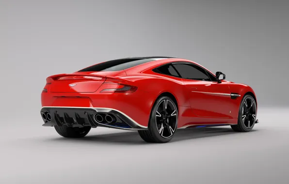 Car, Aston Martin, red, logo, wings, Arrow, Aston Martin Vanquish S Red Arrows Edition