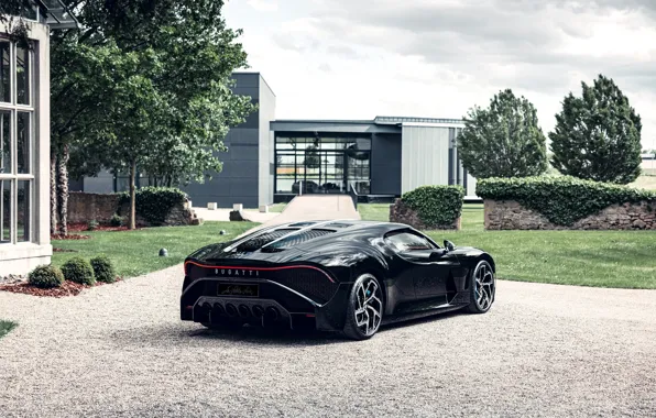 Картинка Bugatti, perfection, rear view, La Voiture Noire, Bugatti La Voiture Noire