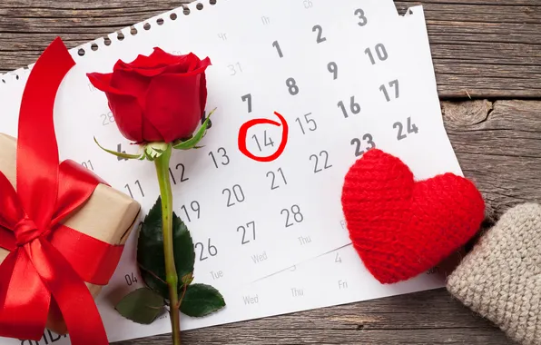 Картинка любовь, цветы, подарок, романтика, розы, love, happy, День святого Валентина