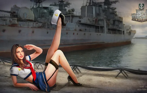 Чулки, каблуки, WoW, MMO, Wargaming.net, BigWorld, World of Warships, Nikita Bolyakov