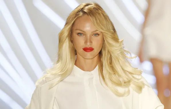 Модель, блондинка, шоу, мода, Candice Swanepoel, Victoria's Secret