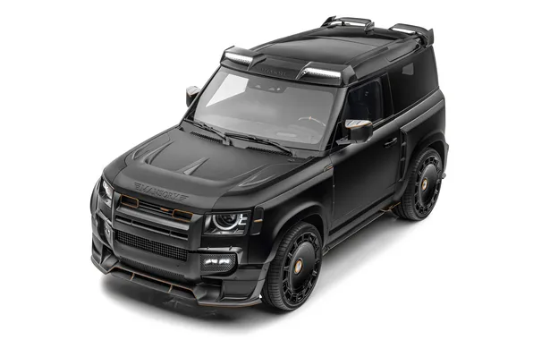 Авто, белый фон, Mansory, Mansory Defender Black Edition