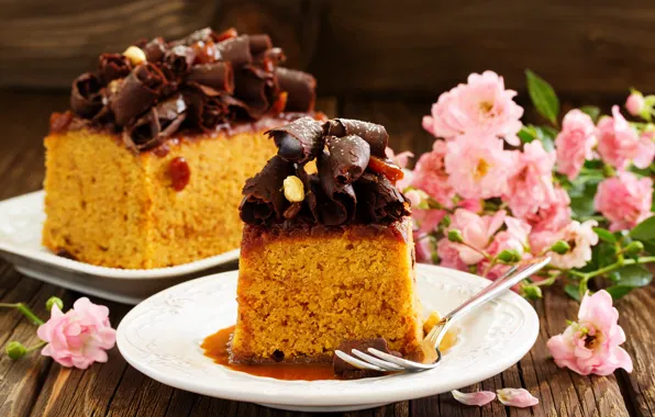 Шоколад, пирожное, Chocolate, dessert