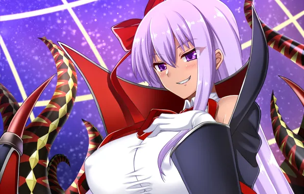Big boobs, Fate EXTRA CCC, blouse, anime, attractive, boobs, girl, purple hair