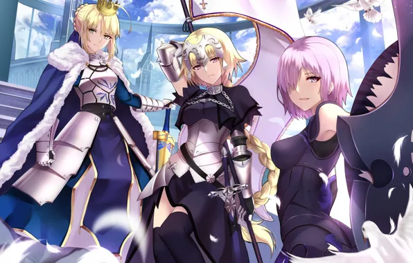 Fate Stay Night, anime, Saber, bishojo, Fate/Apocrypha, japonese, Fate Apocrypha, FateApocrypha