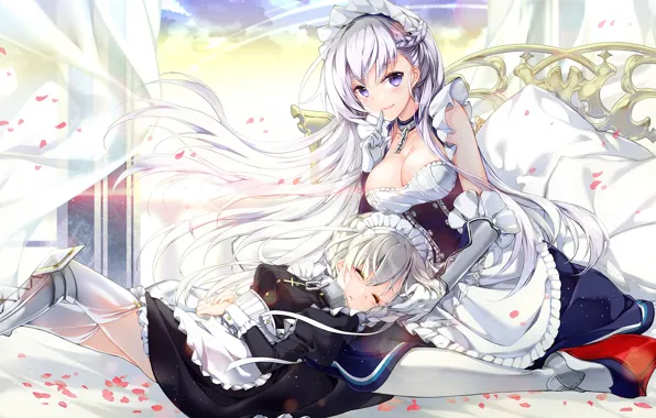 Azur lane, belfast, sheffield