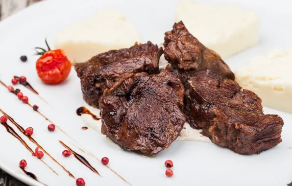 Сыр, Помидоры, Мясо