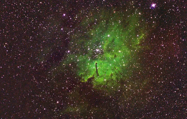 Космос, эмиссионная туманность, NGC 6820