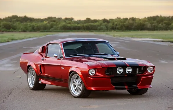 Shelby, gt500, front, view