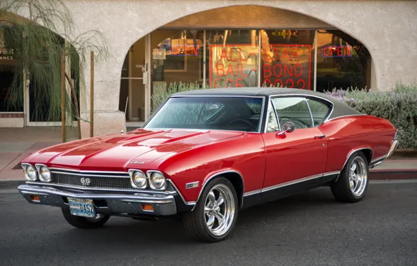 Ретро, Chevrolet, классика, 1968, Chevelle