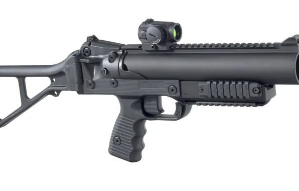 Gun, weapon, police, dissuasion weapon, B&T GL06, against law and order disturbances, non-lethal weaponry, Brügger …