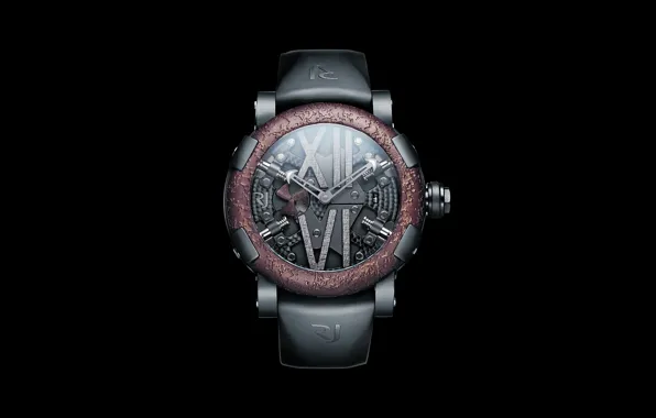 Фон, черный, часы, Швейцария, Switzerland, швейцарские, watch, Swiss