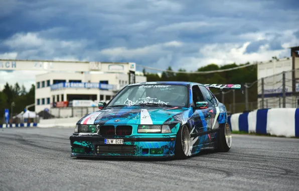 Картинка BMW, 3 Series, E36, STANCE