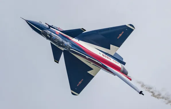 Дым, Истребитель, Фонарь, Пилот, Пилотажная группа, Кокпит, Chengdu J-10, ВВС КНР