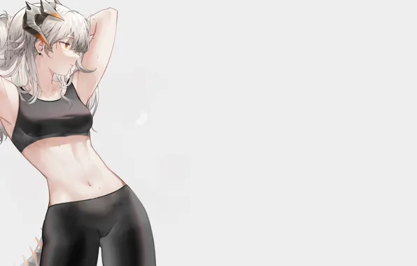 Girl, hot, sexy, anime, pretty, babe, tummy, tights