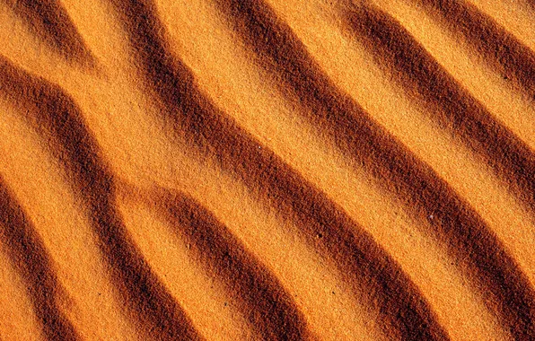Картинка песок, макро, узор, пустыня, текстура