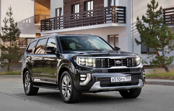 Мощь, внедорожник, роскошь, SUV, экстерьер, 2022, Kia Mohave, Kia Connect
