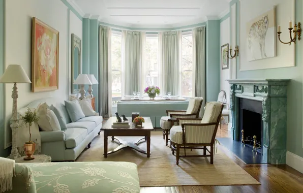 Дизайн, стиль, интерьер, камин, Бостон, Boston, гостиная, Traditional living room