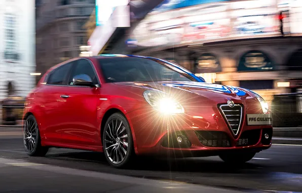 Картинка свет, красный, фары, Alfa Romeo, автомобиль, 2013, Giulietta, FF6