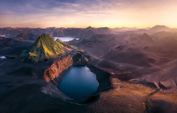 Горы, природа, iceland