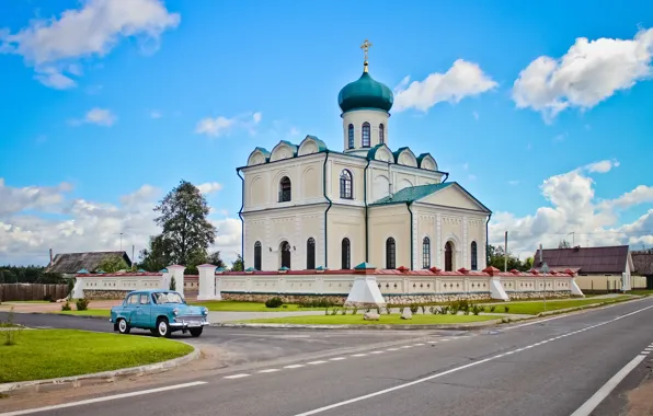 Церковь, храм, Беларусь, Москвич 407, Станьково, Храм святителя Николая Чудотворца