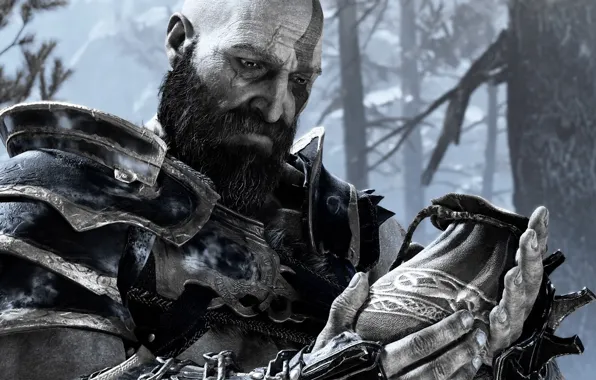 Картинка god of war, Kratos, Playstation, God of War, God of War (PS4)