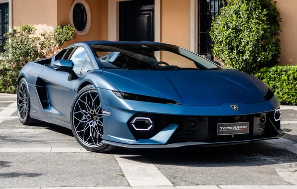 Lamborghini, Wallpaper, Lamborghini Temerario Blu Astraeus