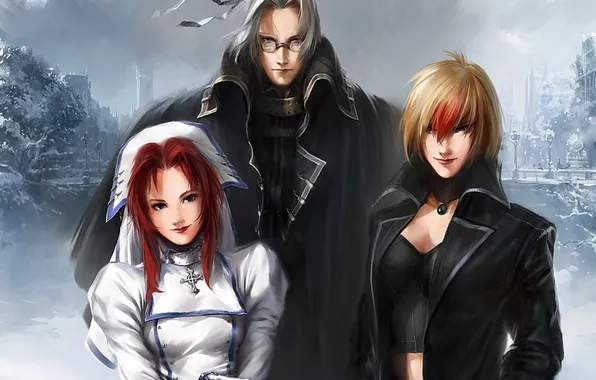 Картинка аниме, вампиры, trinity blood, кровь триединства