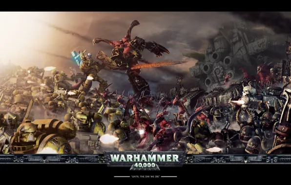 Картинка война, разрушение, warhammer 40000