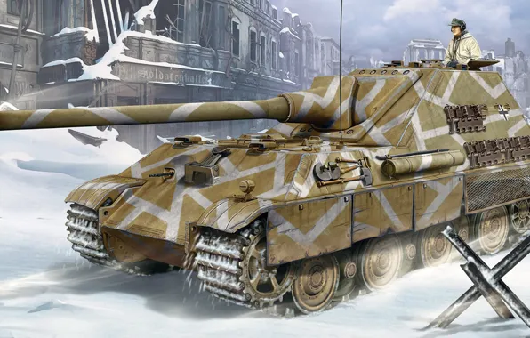 САУ, Истребитель танков, Jagdpanther II, тяжёлая немецкая самоходно-артиллерийская