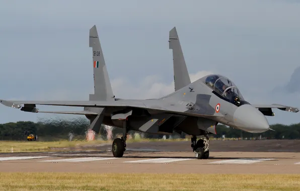 Картинка истребитель, аэродром, многоцелевой, Su-30