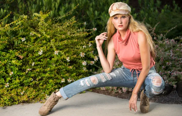 Картинка девушка, поза, Lakota Summers